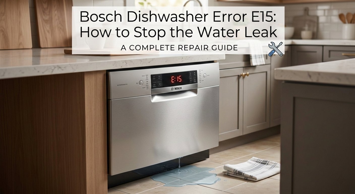 Bosch dishwasher E15 error