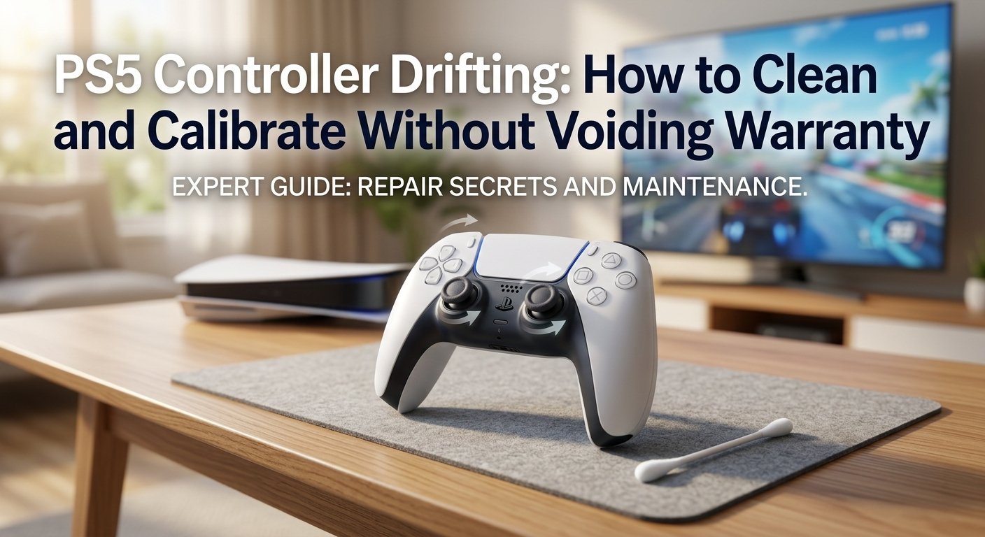 PS5 DualSense controller drift fix